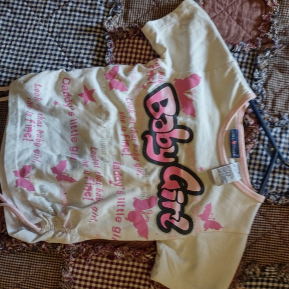Vintage baby girl girl summer shirt size 5-6 - Picture 9 of 9